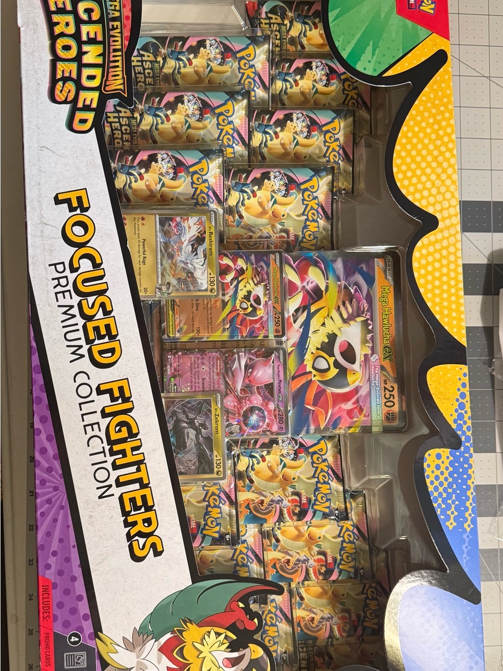 Pokemon Focused Fighters Premium Collection - Yellow, Pink, Green, Blue